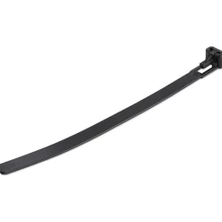 Startech Kabelbinder 152x3mm wiederverwendbar lösbare Nylonbinder Innen- u. Aussenbereich 94V-2/UL schwarz 100 Stück