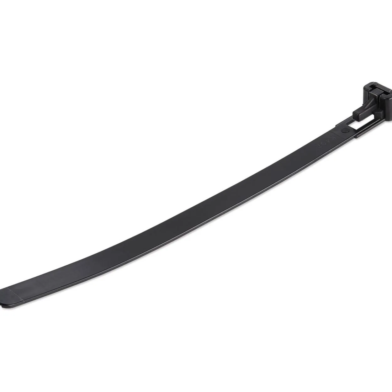 Startech Kabelbinder 152x3mm wiederverwendbar lösbare Nylonbinder Innen- u. Aussenbereich 94V-2/UL schwarz 100 Stück