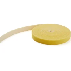 Startech 7,6m Klettkabelbinder - Rolle - Wiederverwendbar, gelb