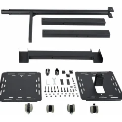 Startech Mobile Projektor und Laptopständer - 2 Regale für jeweils 10 kg - höhenverstellbar mit feststellbaren Rädern