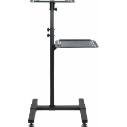 Startech Mobile Projektor und Laptopständer - 2 Regale für jeweils 10 kg - höhenverstellbar mit feststellbaren Rädern