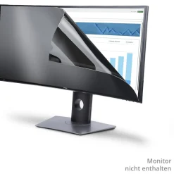 Startech Monitor Blickschutzfolie fur Dell P3424WE Curved 21:9 Bildschirm Sichtschutzfolie/Blaulichtfilter TAA-konform