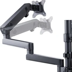 Startech Monitortischhalterung für 3 Monitore 27Zoll VESA 75x75/100x100 Höhenverstellbare Monitorhalterung/Monitorarm