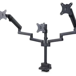 Startech Monitortischhalterung für 3 Monitore 27Zoll VESA 75x75/100x100 Höhenverstellbare Monitorhalterung/Monitorarm