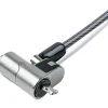 StarTech Nano Laptop Cable Lock, 6ft (2m), Anti-Theft Keyed Lock, Security Cable Locks Nano Slot Computers, For HP EliteBook/Lenovo ThinkPad