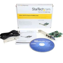 Startech PEX1394B3 3 Port PCIe x1 retail