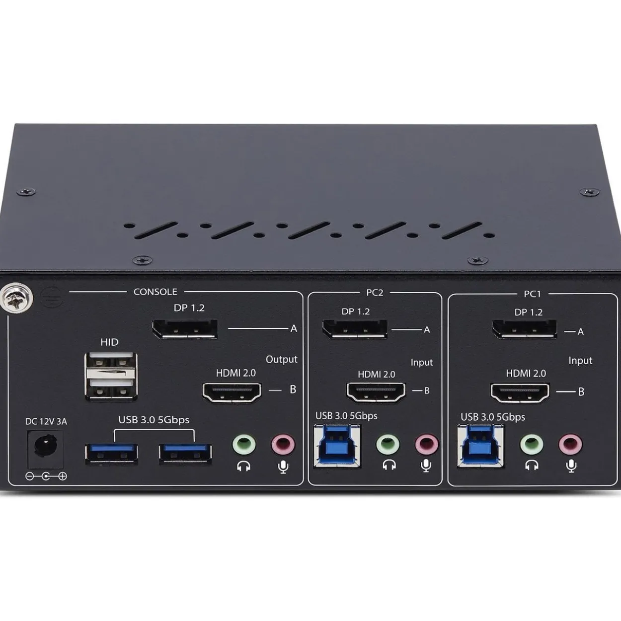 Startech 2-PORT DISPLAYPORT + HDMI KVM DISPLAYPORT + HDMI 4K 60HZ