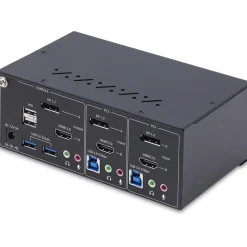 Startech 2-PORT DISPLAYPORT + HDMI KVM DISPLAYPORT + HDMI 4K 60HZ
