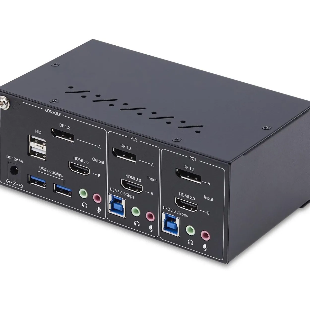 Startech 2-PORT DISPLAYPORT + HDMI KVM DISPLAYPORT + HDMI 4K 60HZ