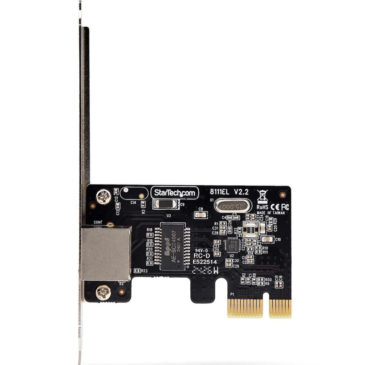 StarTech 1-Port Gigabit PCIe Network Adapter Card, TAA Compliant - Netzwerkadapter - PCIe - Gigabit Ethernet x 1 - TAA-konform ST1000SPEX2T