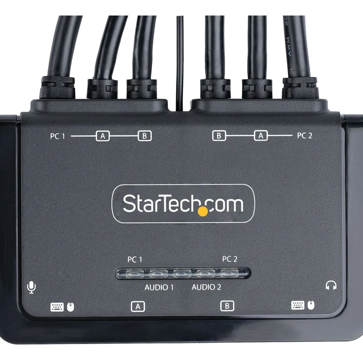 StarTech 2-Port HDMI Switch 4K USB