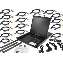 Startech 16 Port KVM VGA Console 19