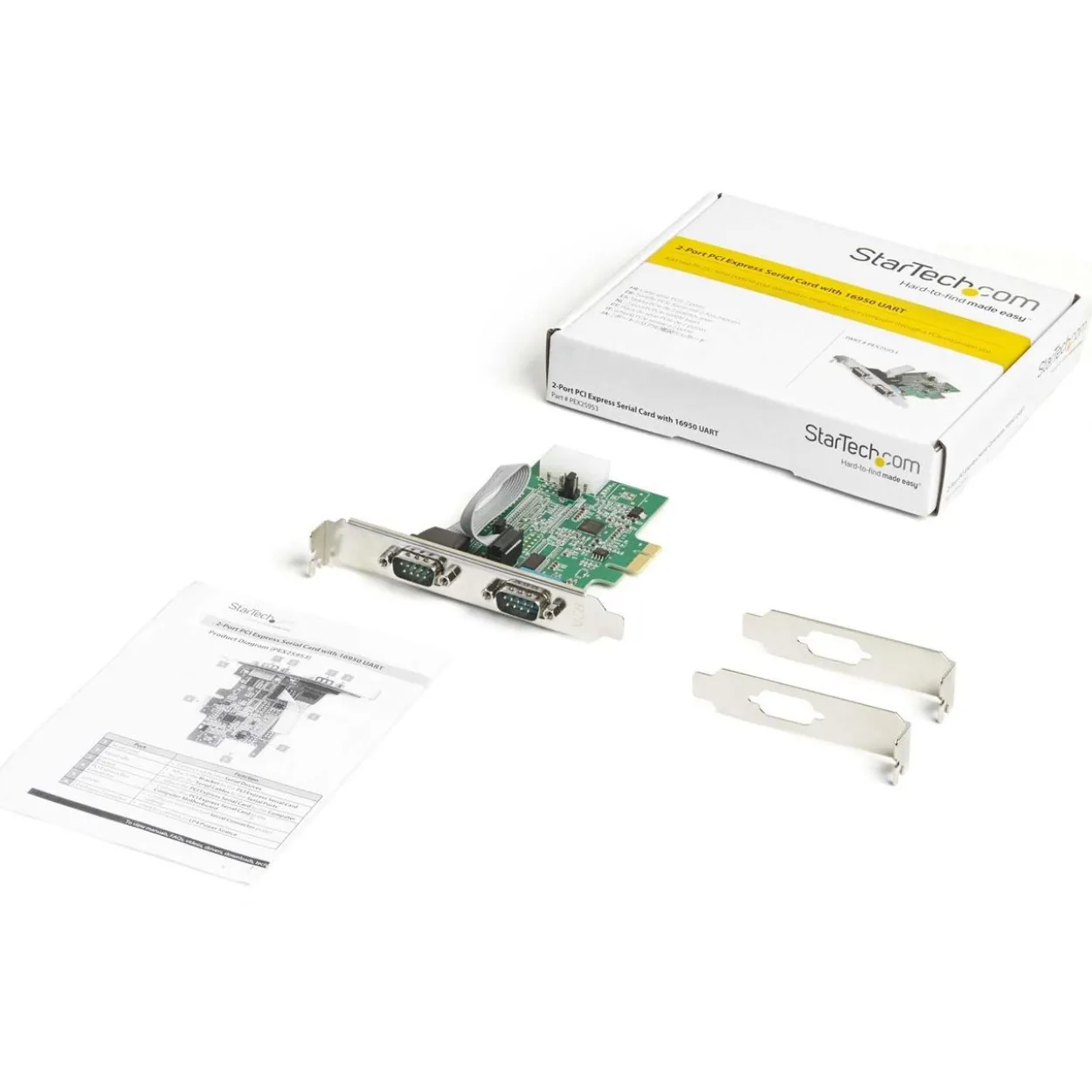 Startech 2 PORT PCI EXPRESS RS232 CARD