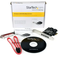 Startech 2 Port PCI Express SATA 3 Schnittstellenkarte 2 Port PCIe x1 Low Profile retail