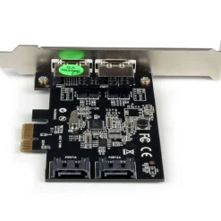 Startech 2 Port PCI Express SATA 3 Schnittstellenkarte 2 Port PCIe x1 Low Profile retail