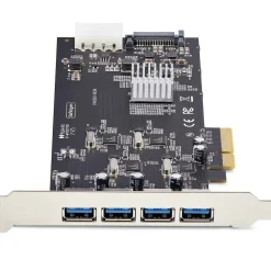 Startech 4-PORT USB-A PCIE CARD 5GBPS