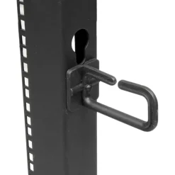 Startech 4POSTRACK8U 19-Zoll Serverschrank Stellfuß (8HE, Laborgestell, Tiefenverstellbar 56 bis 102 cm, Tragfähigkeit 1.200 kg)