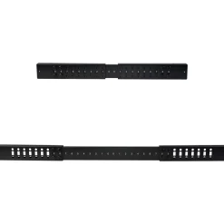 Startech 4POSTRACK8U 19-Zoll Serverschrank Stellfuß (8HE, Laborgestell, Tiefenverstellbar 56 bis 102 cm, Tragfähigkeit 1.200 kg)