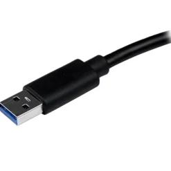 Startech schwarzer Netzwerkadapter mit USB Port für USB 3.0 (USB31000SPTB)