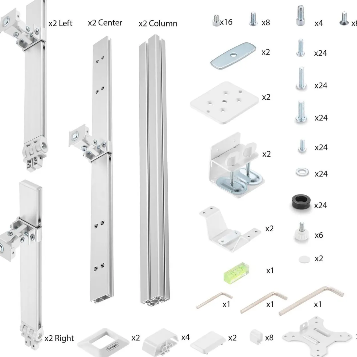 Startech SIX-MONITOR DESK MOUNT/MAX 32 - MAX 32IN SCREENS/17.6LB EACH/V