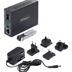 STARTECH SM LC FIBER MEDIA CONVERTER MCM1110SMLC40