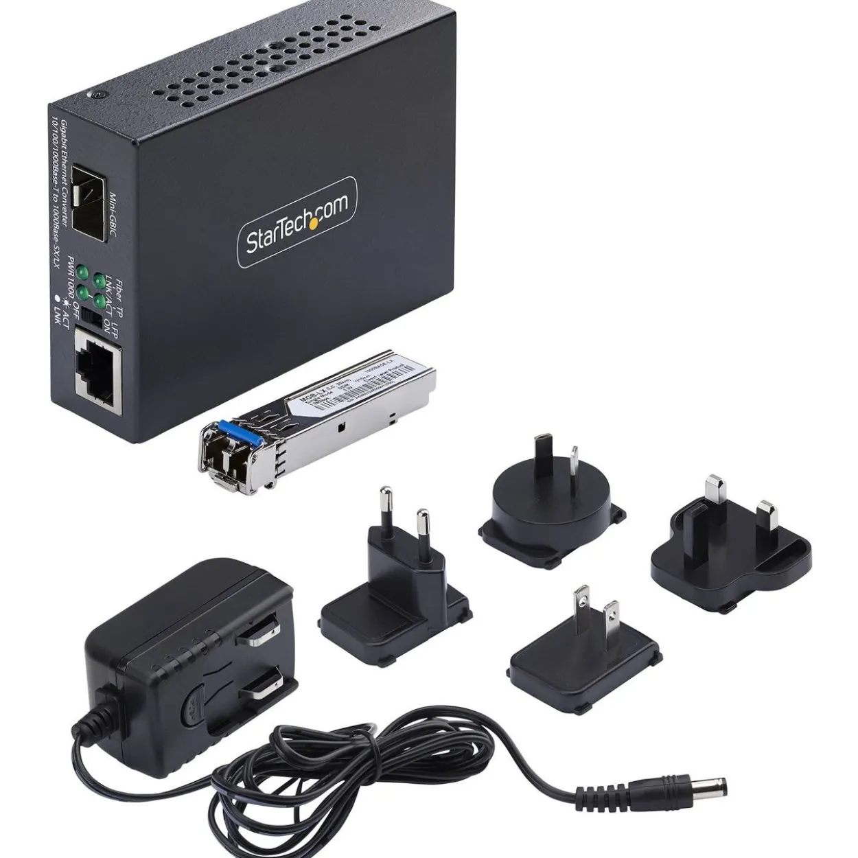 STARTECH SM LC FIBER MEDIA CONVERTER MCM1110SMLC40