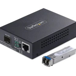 STARTECH SM LC FIBER MEDIA CONVERTER MCM1110SMLC40