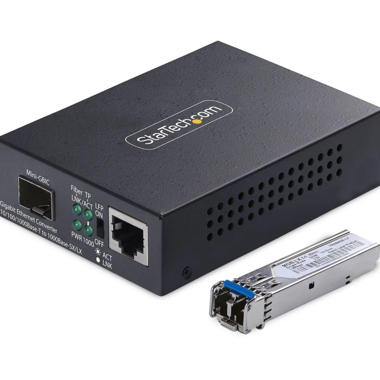 STARTECH SM LC FIBER MEDIA CONVERTER MCM1110SMLC40