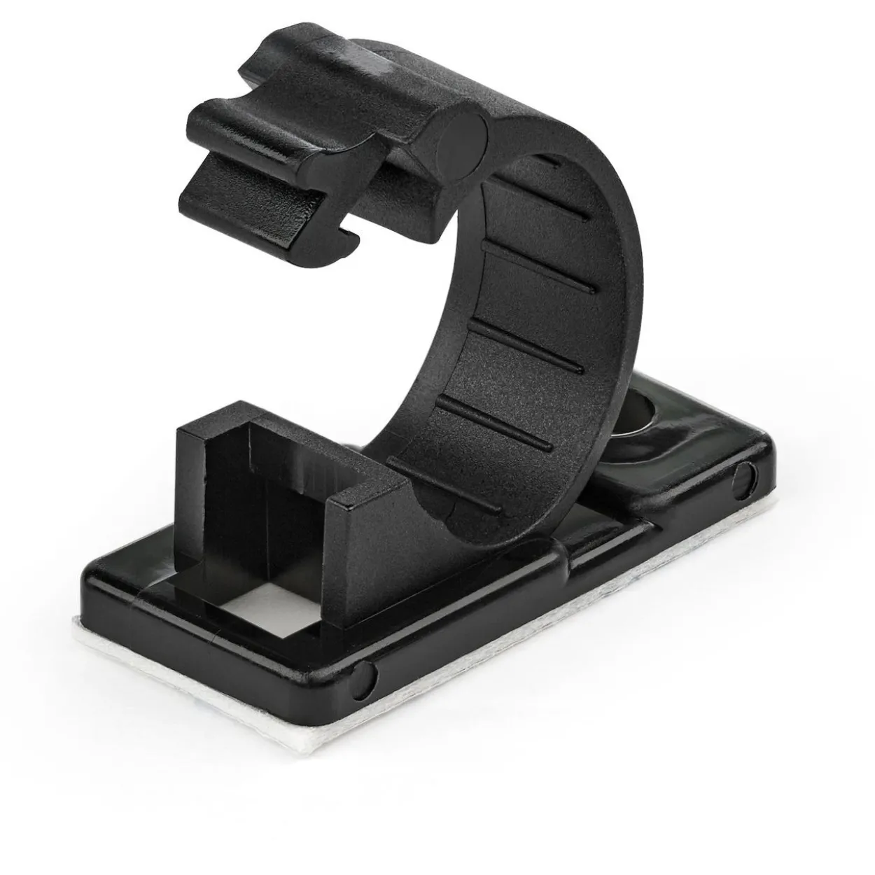 Startech 100 Stück Kabelklemmen, schwarz, mittel