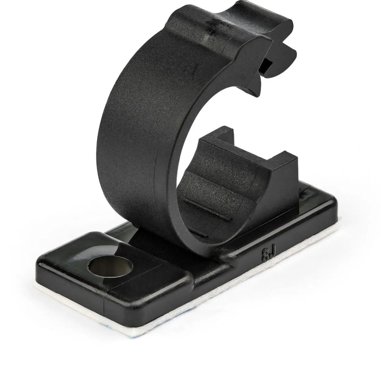Startech 100 Stück Kabelklemmen, schwarz, mittel