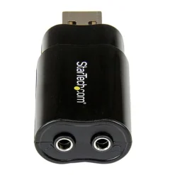 Startech Stereo Audio Adapter schwarz USB 2.0