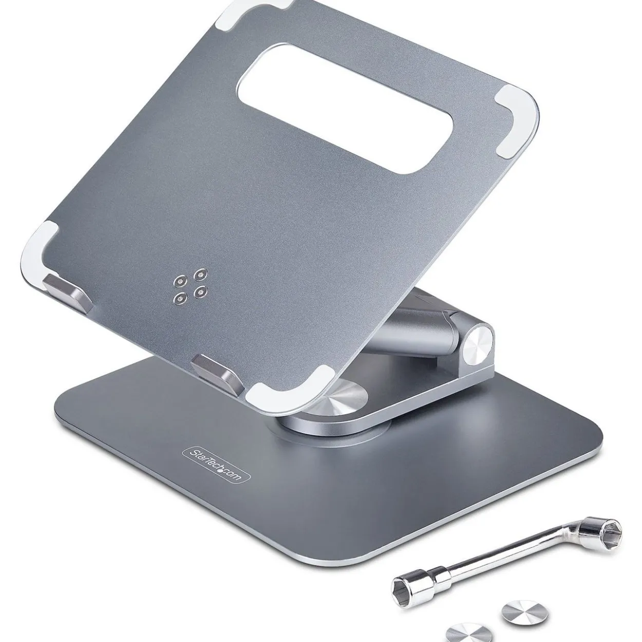 STARTECH TELESCOPIC LAPTOP STAND/RISER COMPUTER STAND W/360 SWIVEL BASE