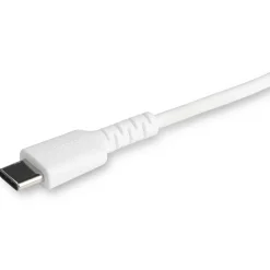Startech USB-C auf Lightning-Kabel 1m Apple Mfi zertifiziert iPhone Ladekabel Aramidfaser RUSBCLTMM1MW, weiss