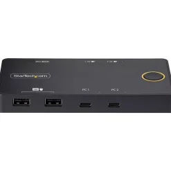 STARTECH USB-C KVM SWITCH 4K 60HZ 100W PD PASS-THROUGH