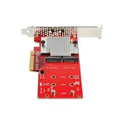 Startech x8 Dual M.2 PCIe SSD Adapter PCIe 3.0 PCI Express M.2 SSD Netzwerkkarte PCIe PEX8M2E2