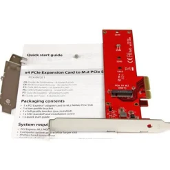StarTech x4 PCI Express to M.2 PCIe SSD Adapter (PEX4M2E1)