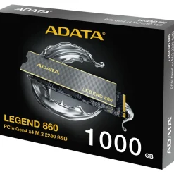 1TB ADATA LEGEND 860 M.2 2280 PCIe 4.0 x4 NVMe 3D NAND (SLEG-860-1000GCS)