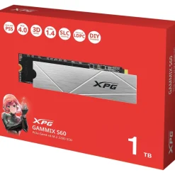 1TB ADATA XPG Gammix S60 M.2 2280 PCIe 4.0 x4 NVMe 3D-NAND TL (AGAMMIXS60-1T-CS)