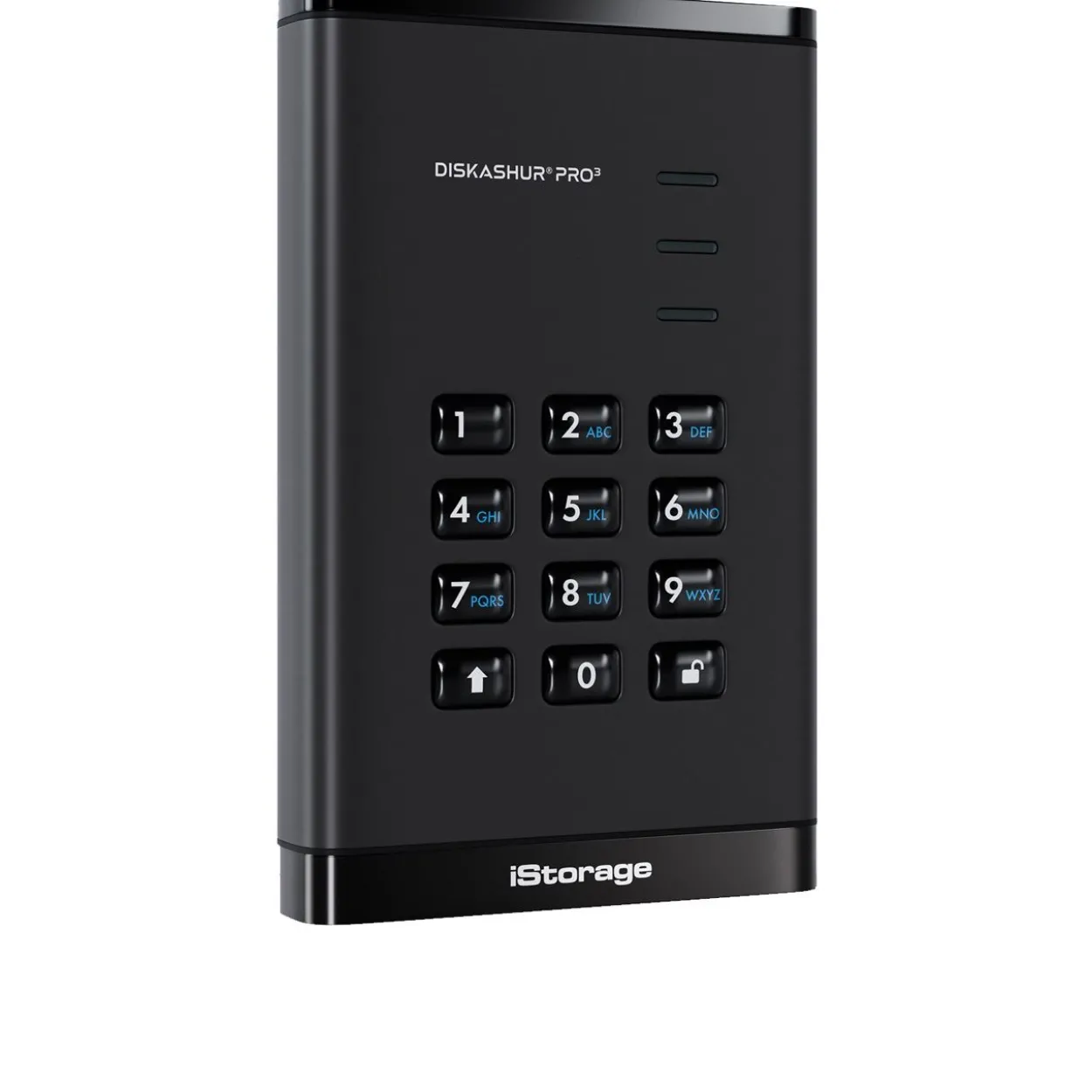 4TB iStorage diskAshur Pro3 schwarz Extern USB 3.2 (IS-DAP3-256-SSD-4000-F)