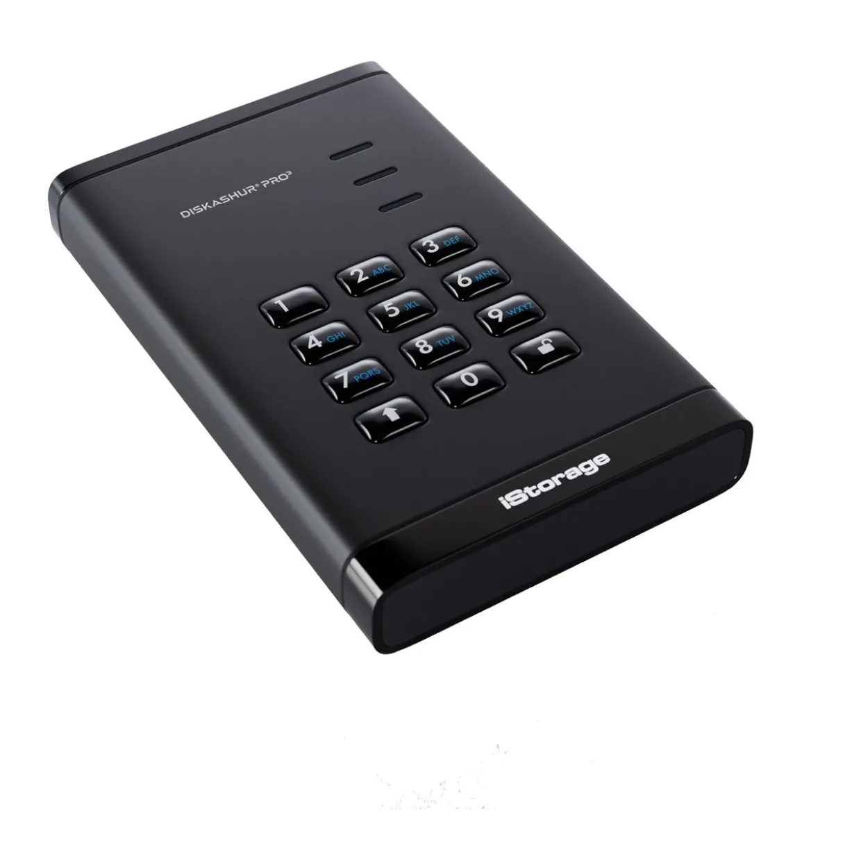 4TB iStorage diskAshur Pro3 schwarz Extern USB 3.2 (IS-DAP3-256-SSD-4000-F)