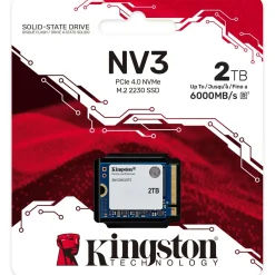 2TB Kingston NV3 M.2 2230 PCIe 4.0 x4 3D NAND (SNV3SM3/2T0)