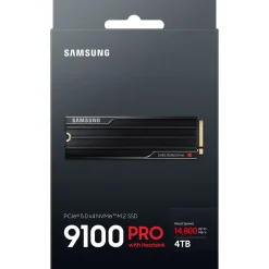 4TB Samsung 9100 PRO M.2 2280 PCIe 5.0 x4 3D-NAND TLC (MZ-VAP4T0CW)