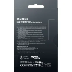 4TB Samsung 9100 PRO M.2 2280 PCIe 5.0 x4 3D-NAND TLC (MZ-VAP4T0CW)