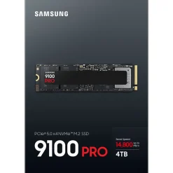 4TB Samsung 9100 PRO M.2 2280 PCIe 5.0 x4 3D-NAND TLC (MZ-VAP4T0BW)