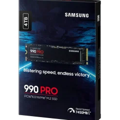 4TB Samsung 990 PRO M.2 2280 PCIe 4.0 x4 3D-NAND TLC (MZ-V9P4T0BW)