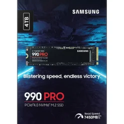4TB Samsung 990 PRO M.2 2280 PCIe 4.0 x4 3D-NAND TLC (MZ-V9P4T0BW)