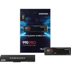 4TB Samsung 990 PRO M.2 2280 PCIe 4.0 x4 3D-NAND TLC (MZ-V9P4T0BW)