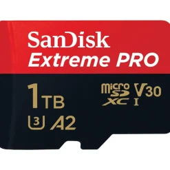 1TB SanDisk EXTREME PRO MIcroSDXC +SD