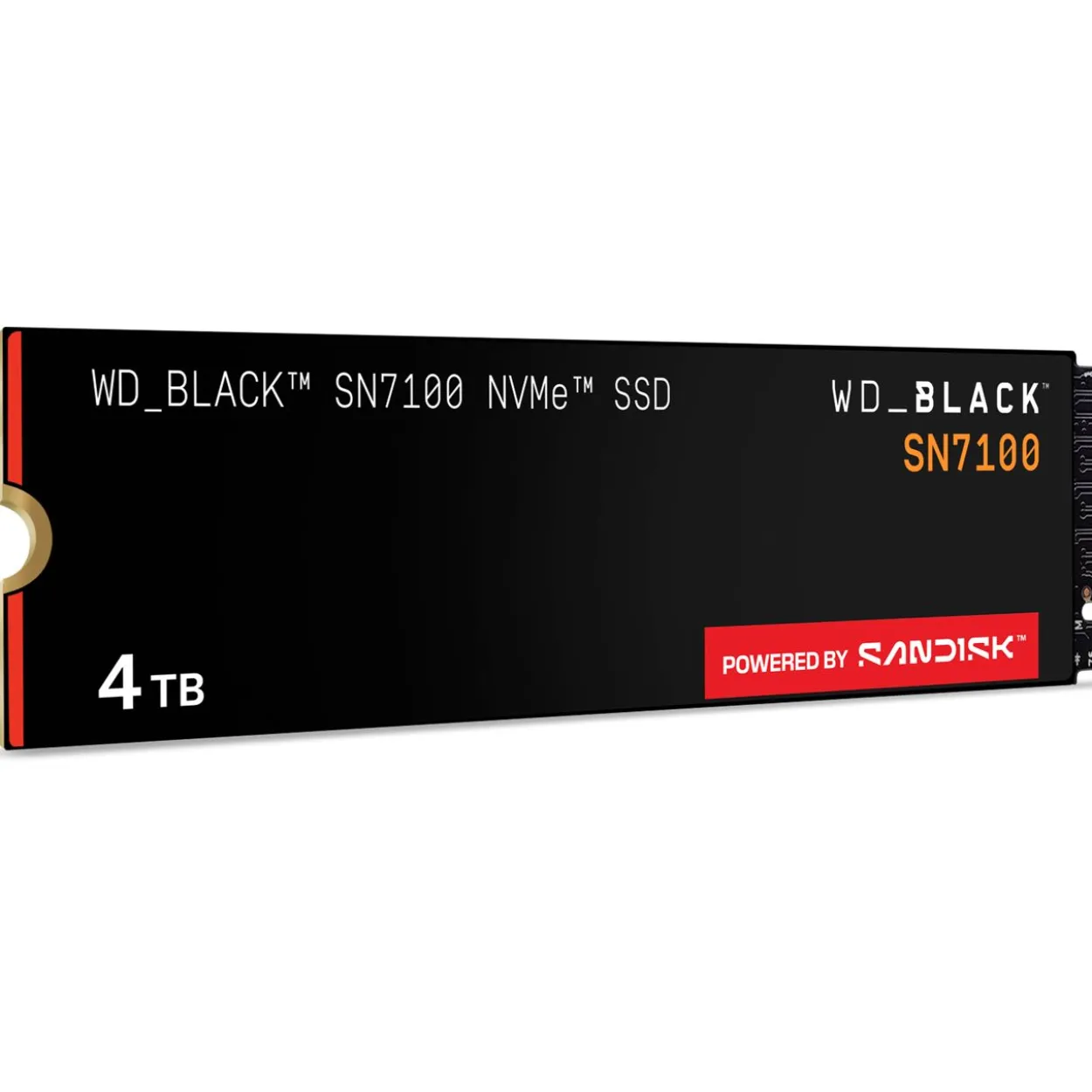 4TB SanDisk WD Black SN7100 M.2 2280 PCIe 4.0 x4 3D-NAND TLC (WDS400T4X0E-00CJA0)