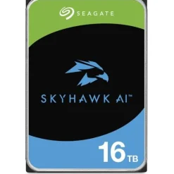 16TB Seagate SkyHawk AI ST16000VE004 - Festplatte - intern - 3.5" (8.9 cm) - SATA 6Gb/s - Puffer: 512 MB